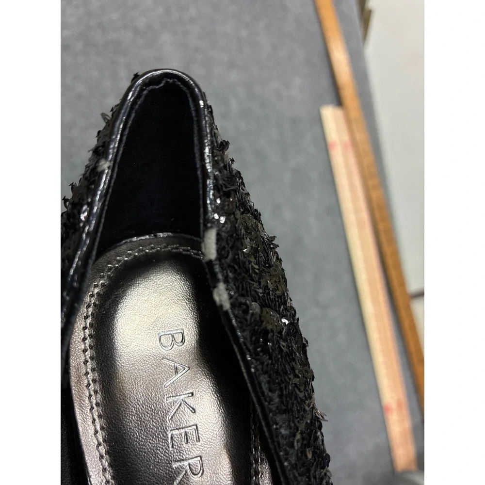 Bakers black sequin